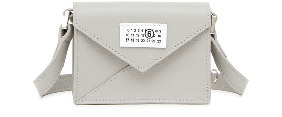 

Японская мини-сумка через плечо на 6 штук Mm6 Maison Margiela, светло-серый