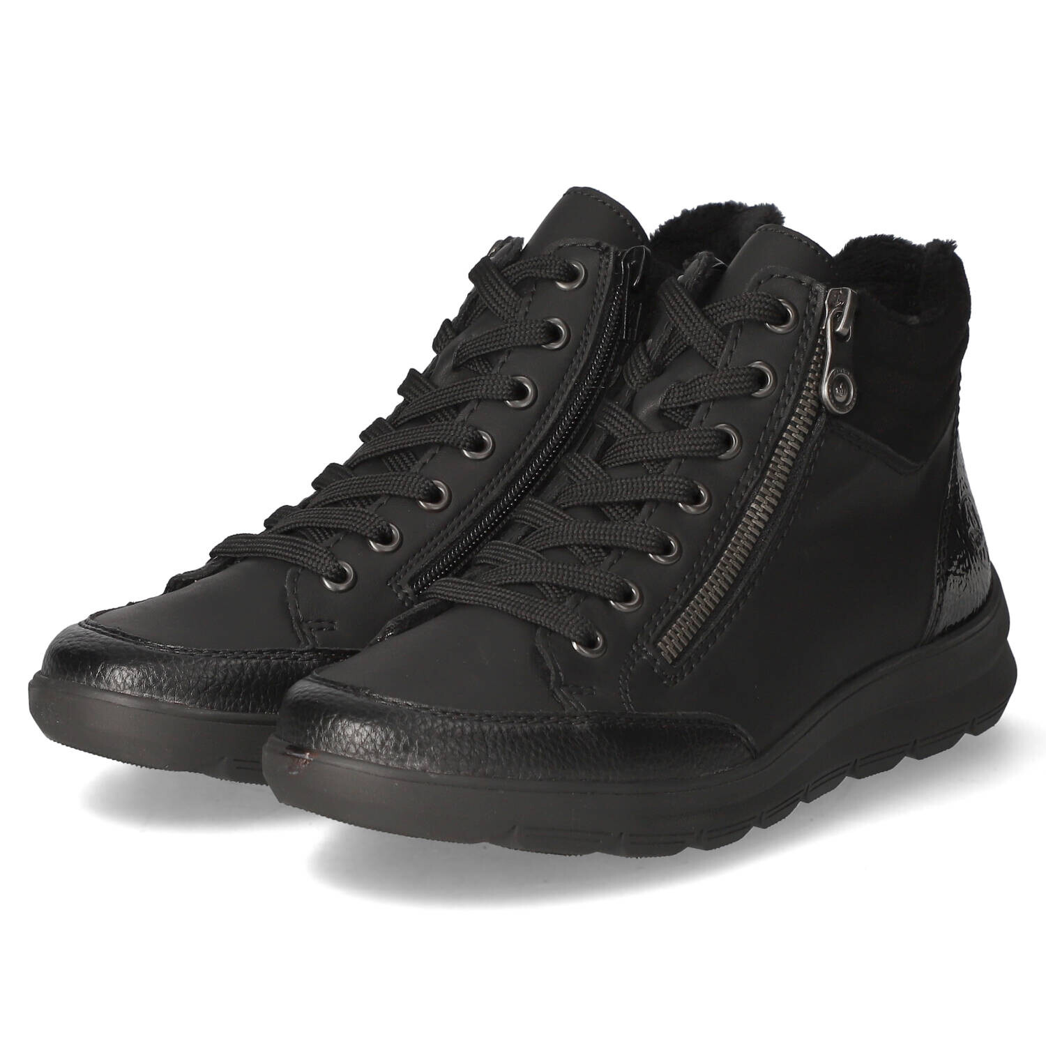 

Ботинки rieker Schnürstiefeletten, черный