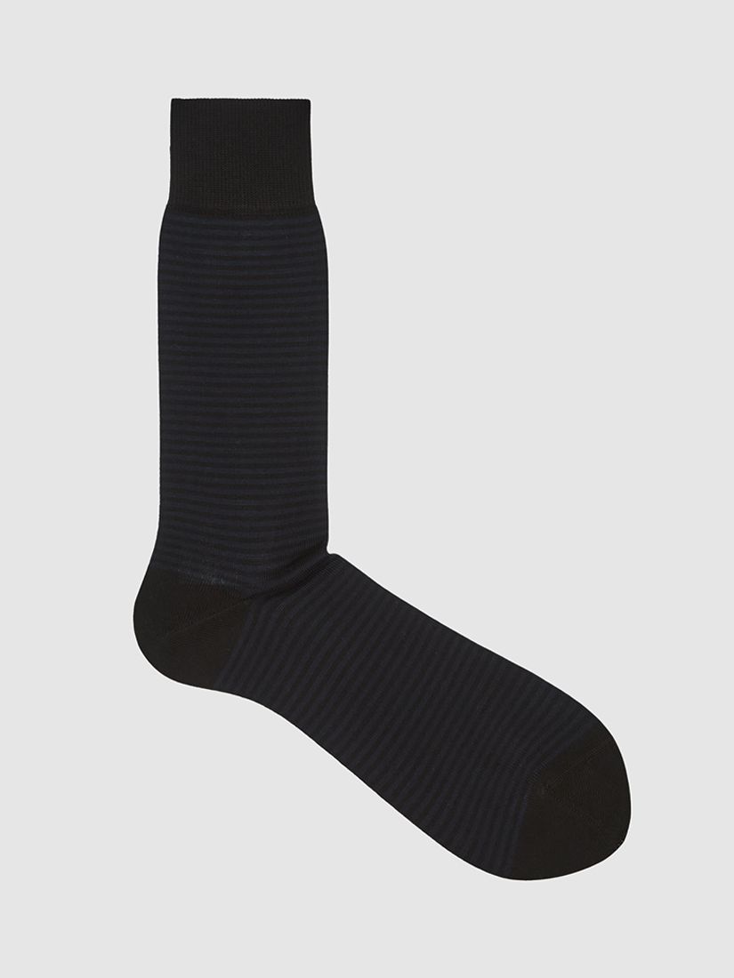 Носки из смесового хлопка с принтом Mario в полоску Reiss, черный 1 пара силиконовые наплечные подушечки для нижнего белья