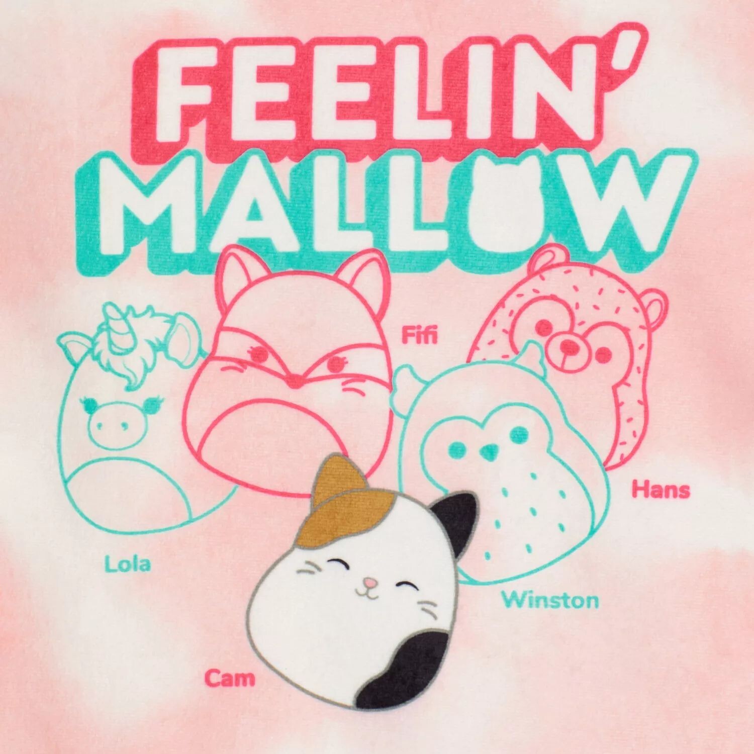 

Девочки 6–12 лет. Верх и плавки Squishmallows, 4 шт. Пижамный комплект Licensed Character