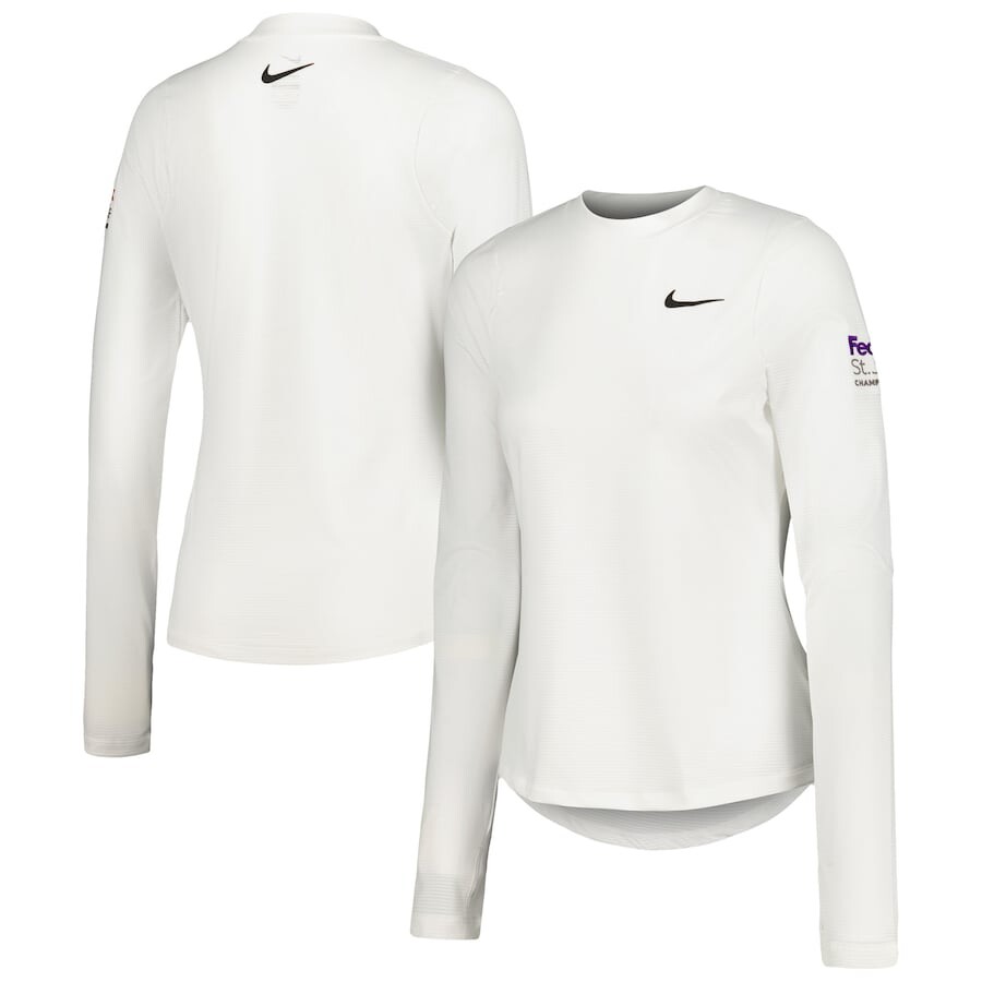 

Поло с длинным рукавом Nike Fedex St. Jude Championship, белый