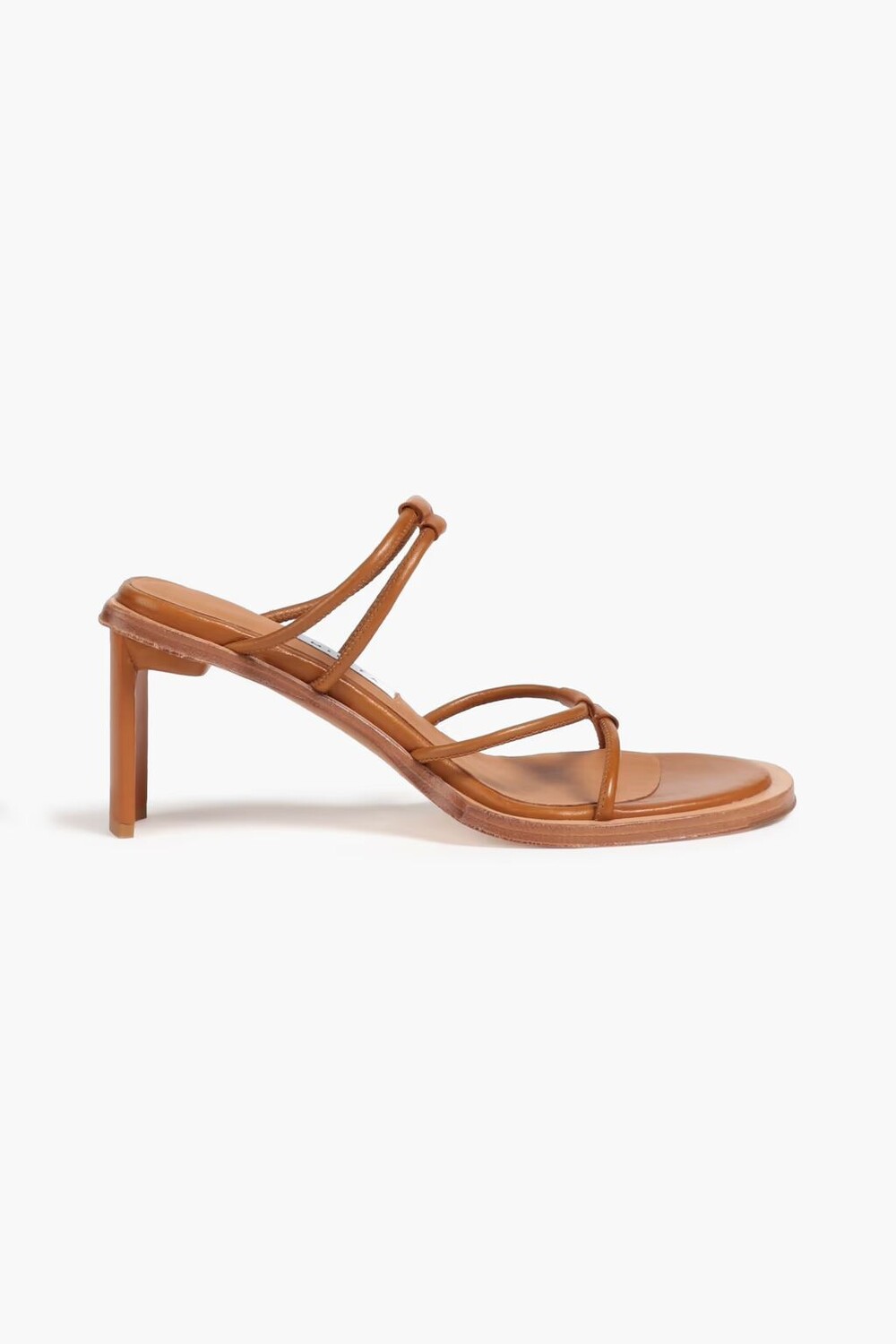 

Кожаные мюли Tiffany Miista, коричневый