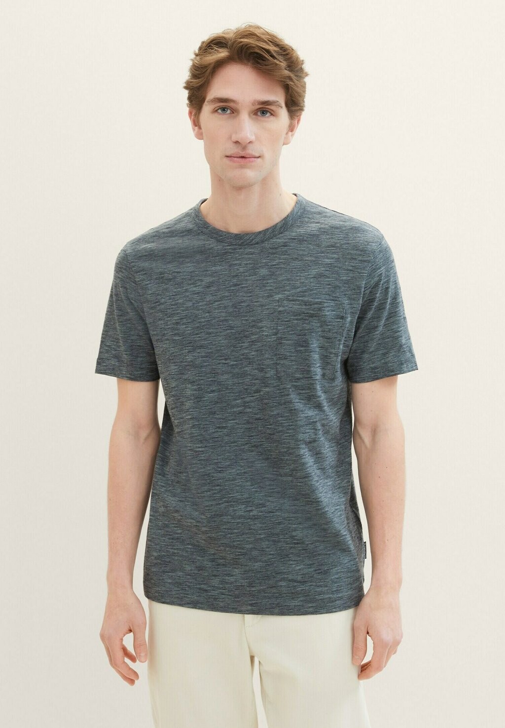 

Футболка базовая TOM TAILOR, цвет dark finestripe