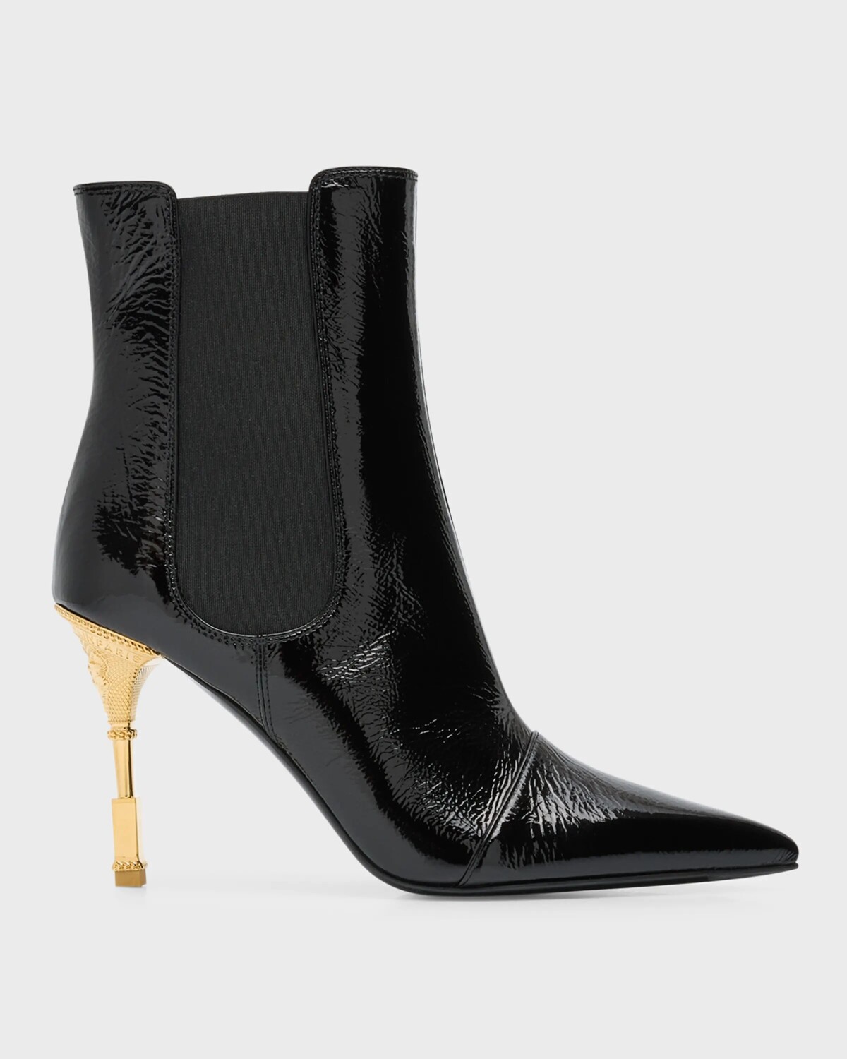 

Лакированные ботильоны Moneta до щиколотки Balmain, цвет Noir
