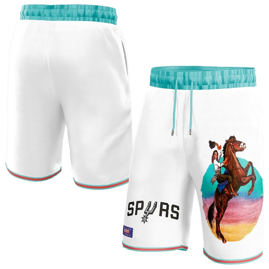 

Шорты KidSuper San Antonio Spurs, белый