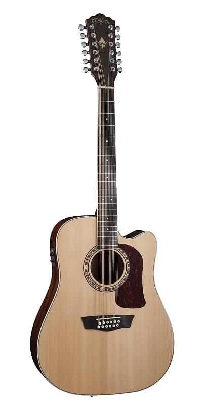 Акустическая гитара Washburn HD10SCE12 | 12-String Ac / El Dreadnaught with Cutaway & Fishman. New with Full Warranty! цена и фото