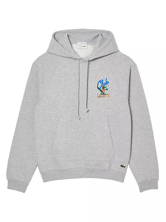 

Толстовка с логотипом Club Lacoste Lacoste, серый