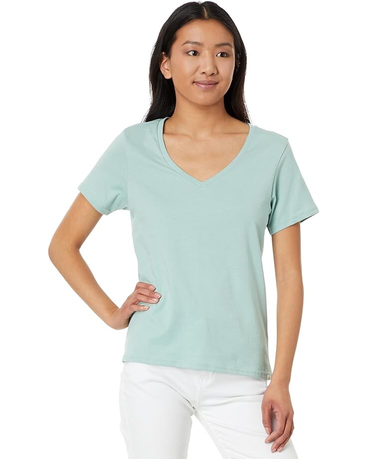 

Футболка PACT Softspun V-Neck, синий