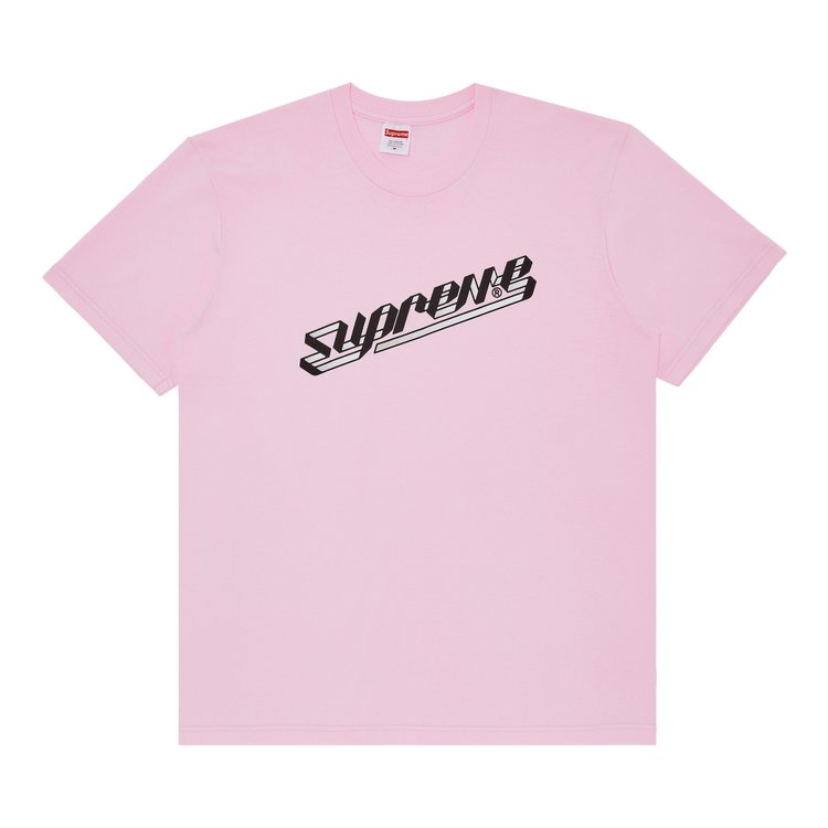 Футболка Supreme Banner 'Light Pink', розовый