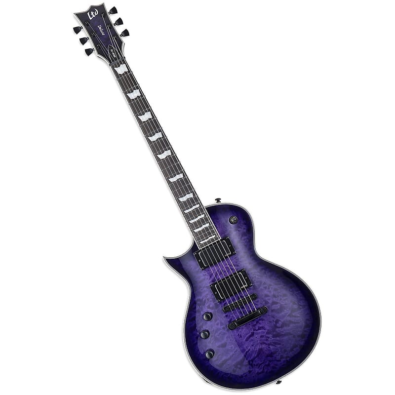 

Электрогитара ESP LTD EC-1000 LH EMG Left-Handed Guitar – See Thru Purple Sunburst