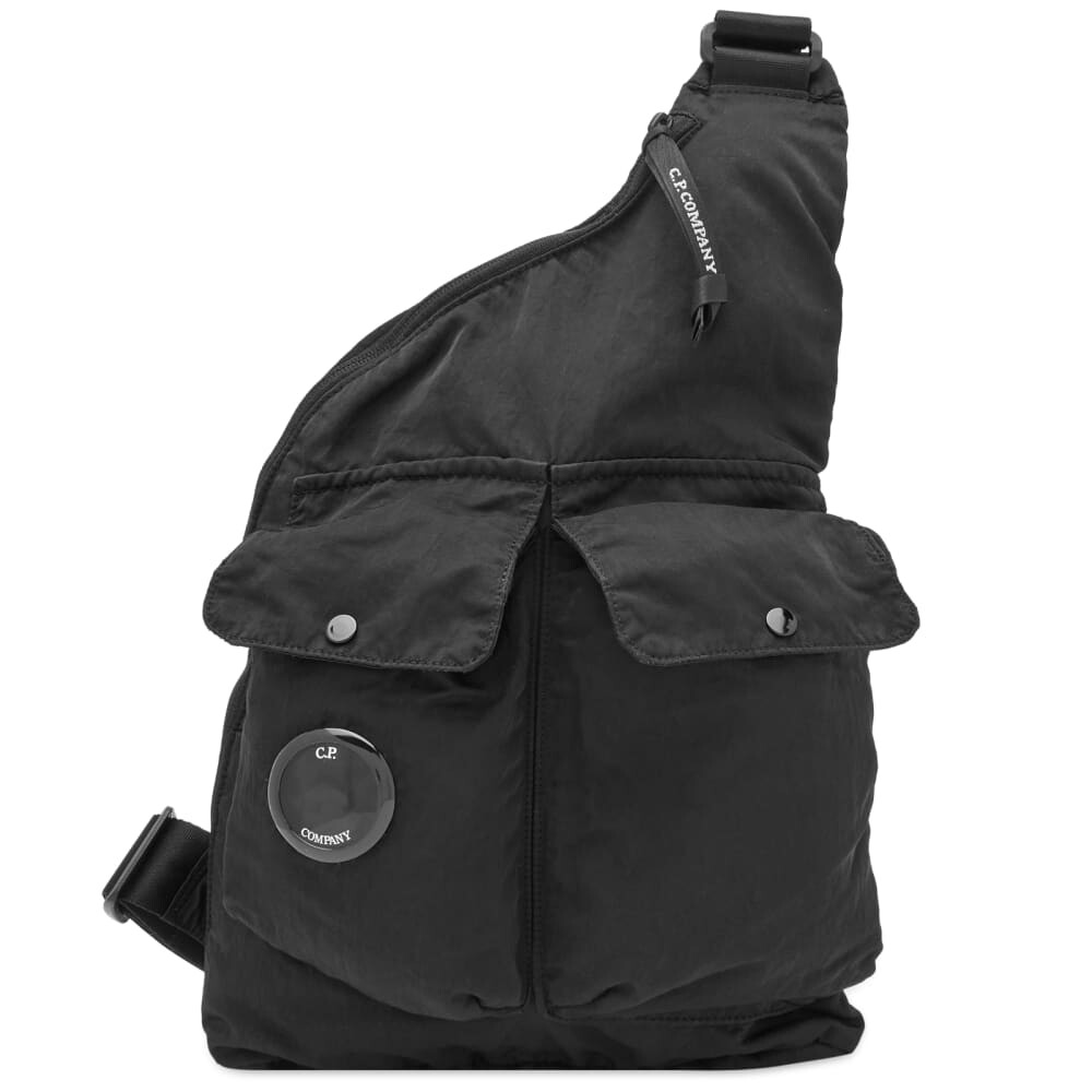 

C.P. Company Рюкзак Lens с одним ремешком, черный