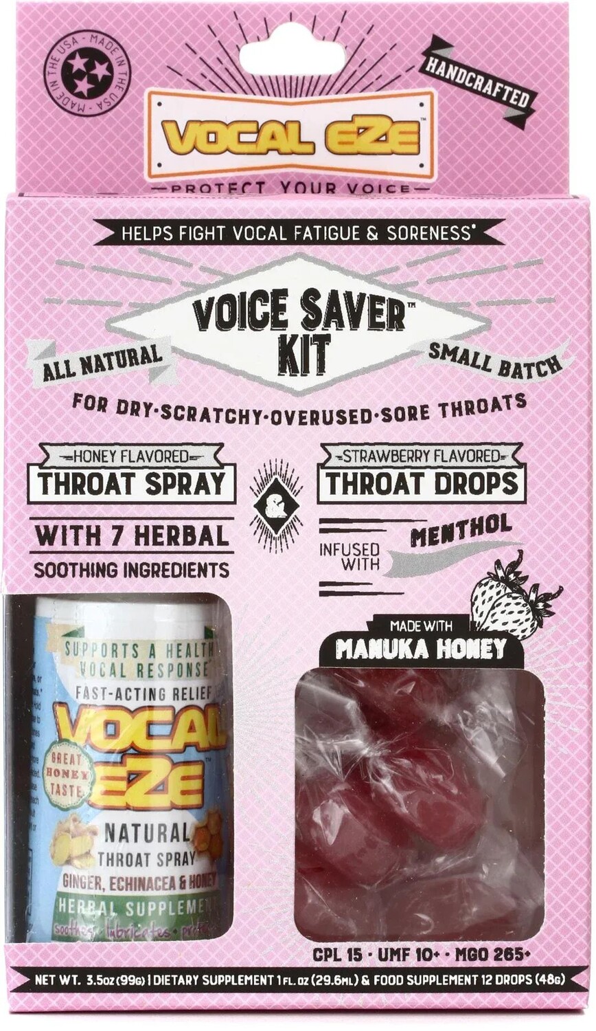 

Набор Vocal Eze Voice Saver - Клубничный ментол