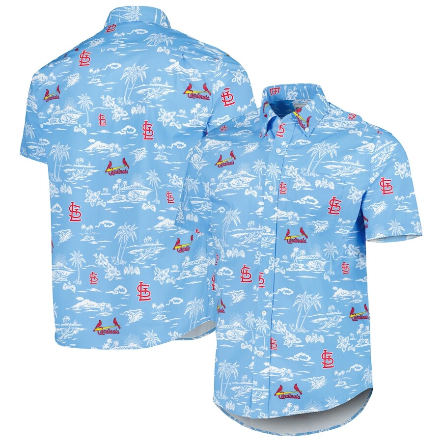 

Рубашка Reyn Spooner St Louis Cardinals, синий