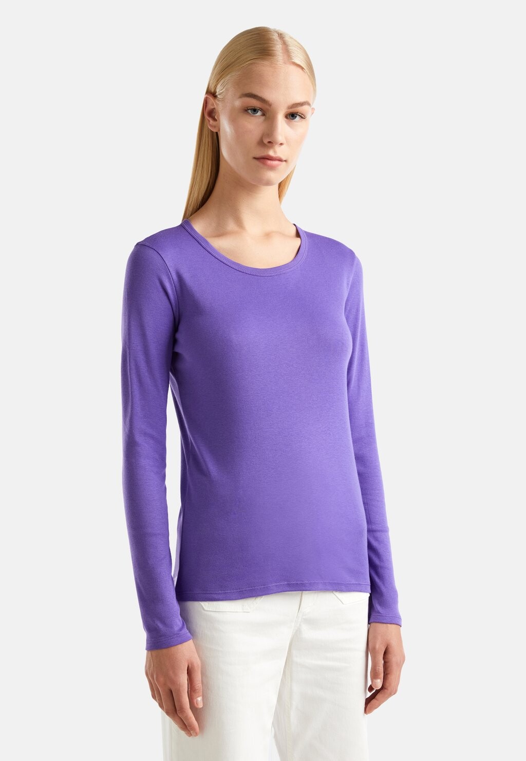 

Рубашка с длинным рукавом United Colors of Benetton, фиолетовый