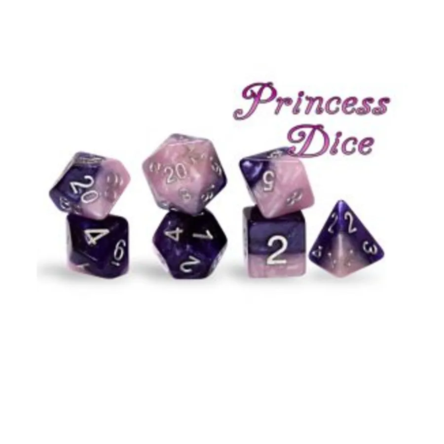 

Поли-набор - Кости принцессы (7), Halfsies Dice