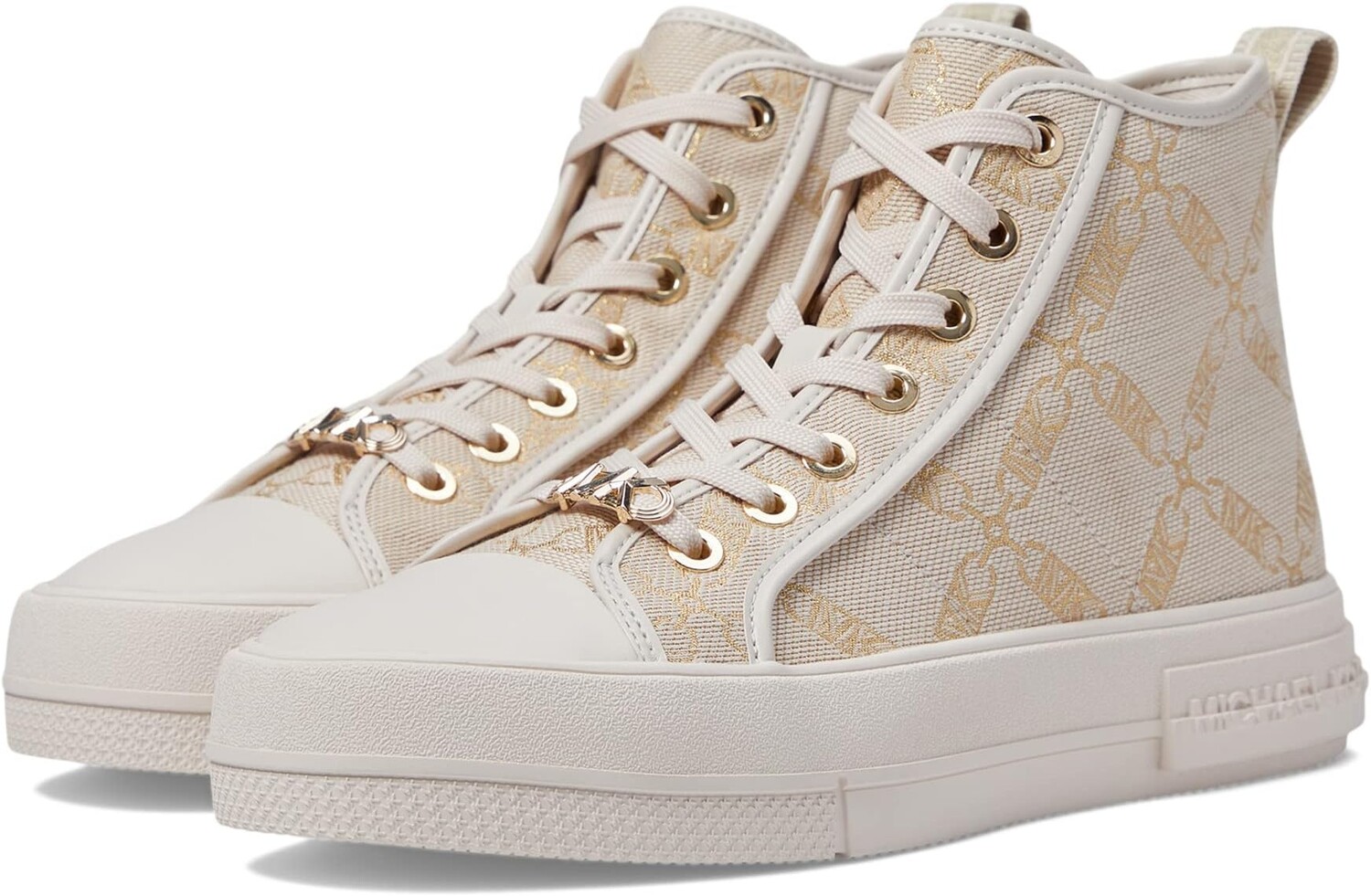 

Кроссовки Evy High-Top MICHAEL Michael Kors, цвет Natural/Pale Gold