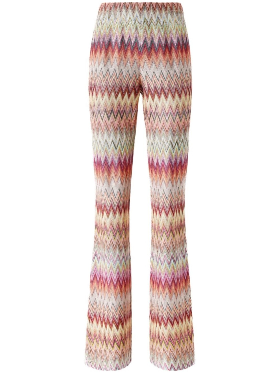 

Брюки зигзагообразной вязки Missoni, красный