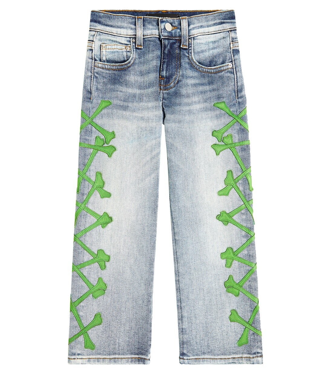 

Прямые джинсы Bones Amiri, синий