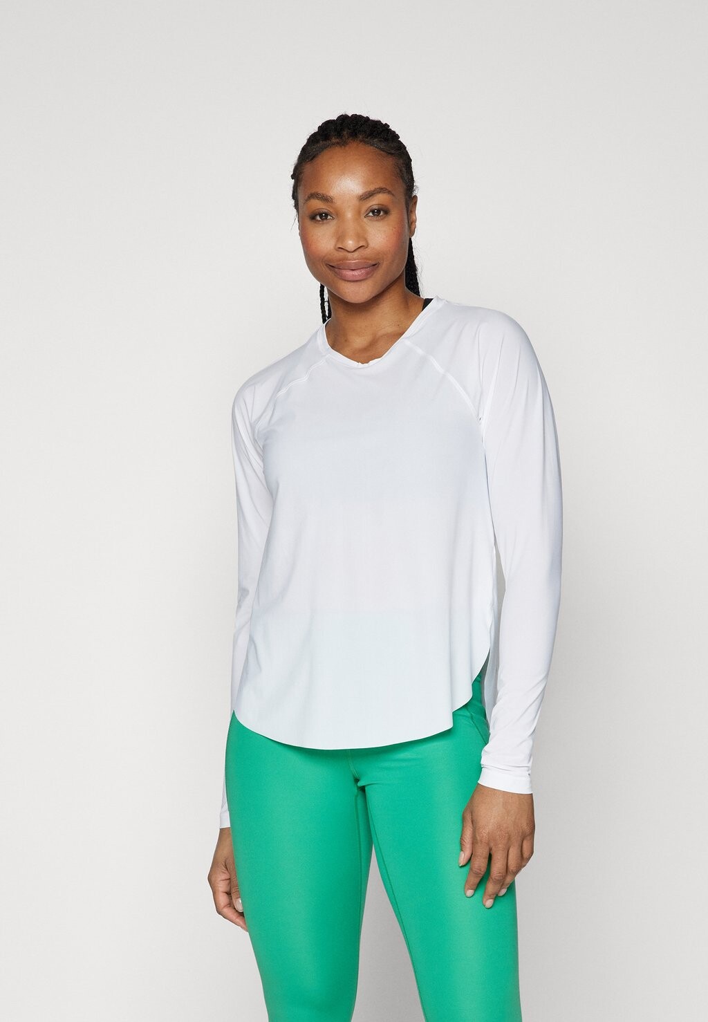 

Рубашка с длинными рукавами ULTIMATE TOP Athleta, цвет bright white