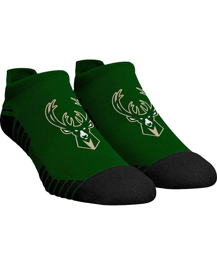 

Мужские и женские носки Milwaukee Bucks Hex Ankle Socks Rock 'Em, зеленый