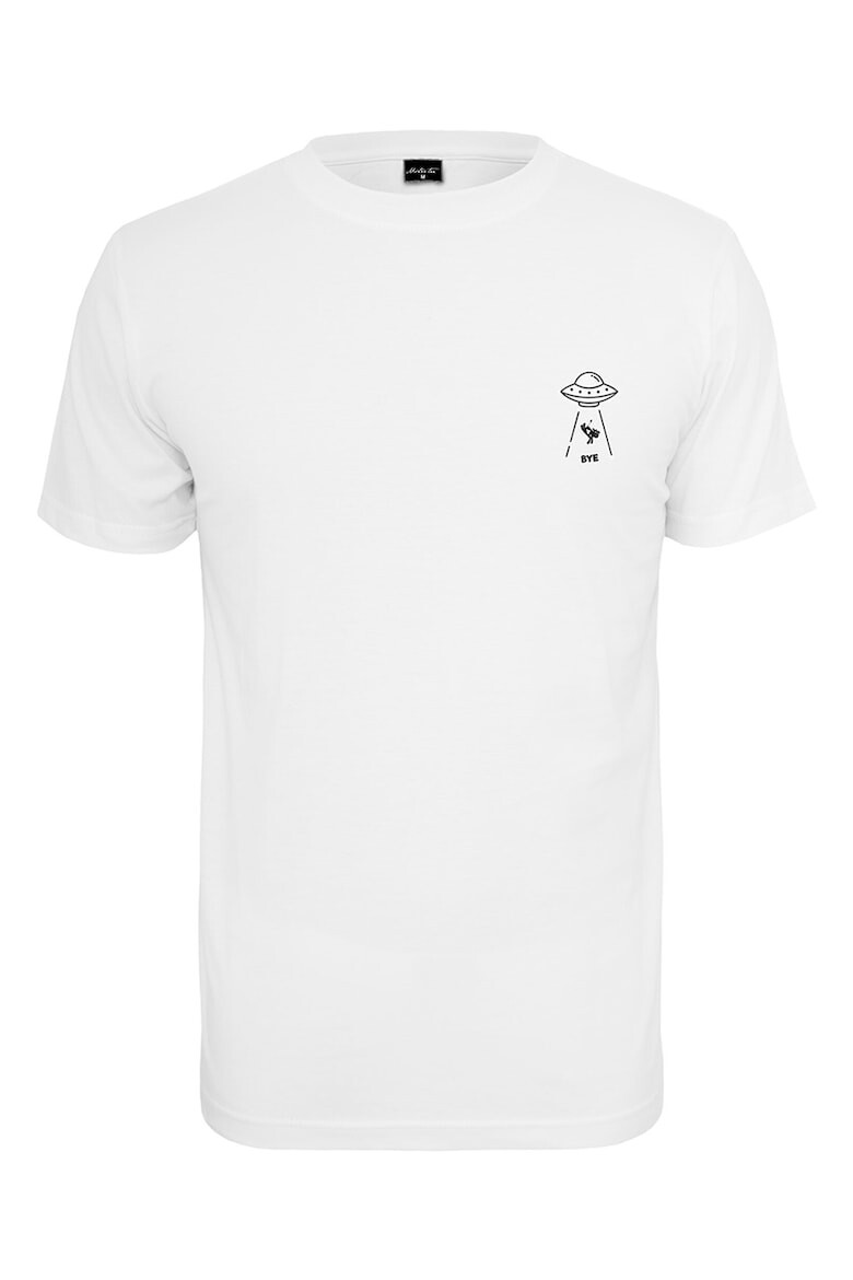 

Хлопковая футболка с овальным вырезом Mister Tee, белый