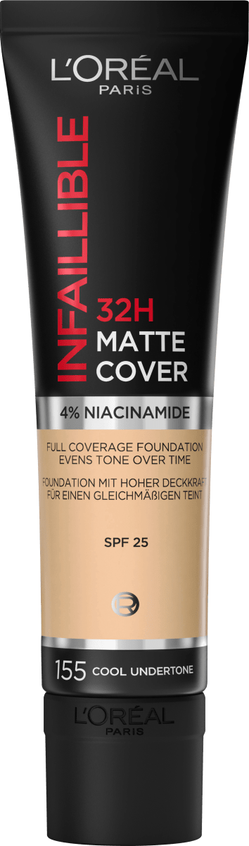 Тональный крем Infaillible 32H Matte Cover 155 Naturel Rose/Натуральная роза 30 мл L'Oreal