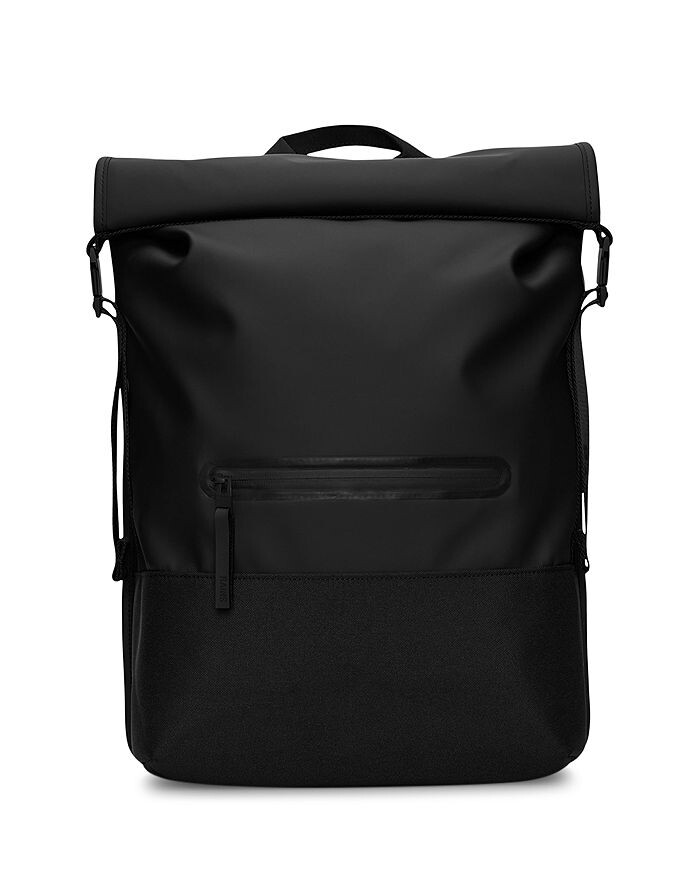 

Рюкзак Rains Trail из искусственной кожи с откидным верхом, черный