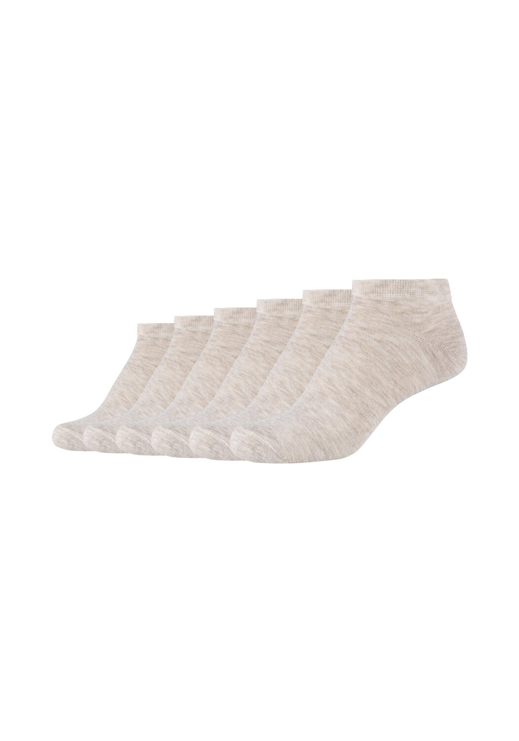 

Носки camano Sneaker 6 шт silky touch, цвет nature melange