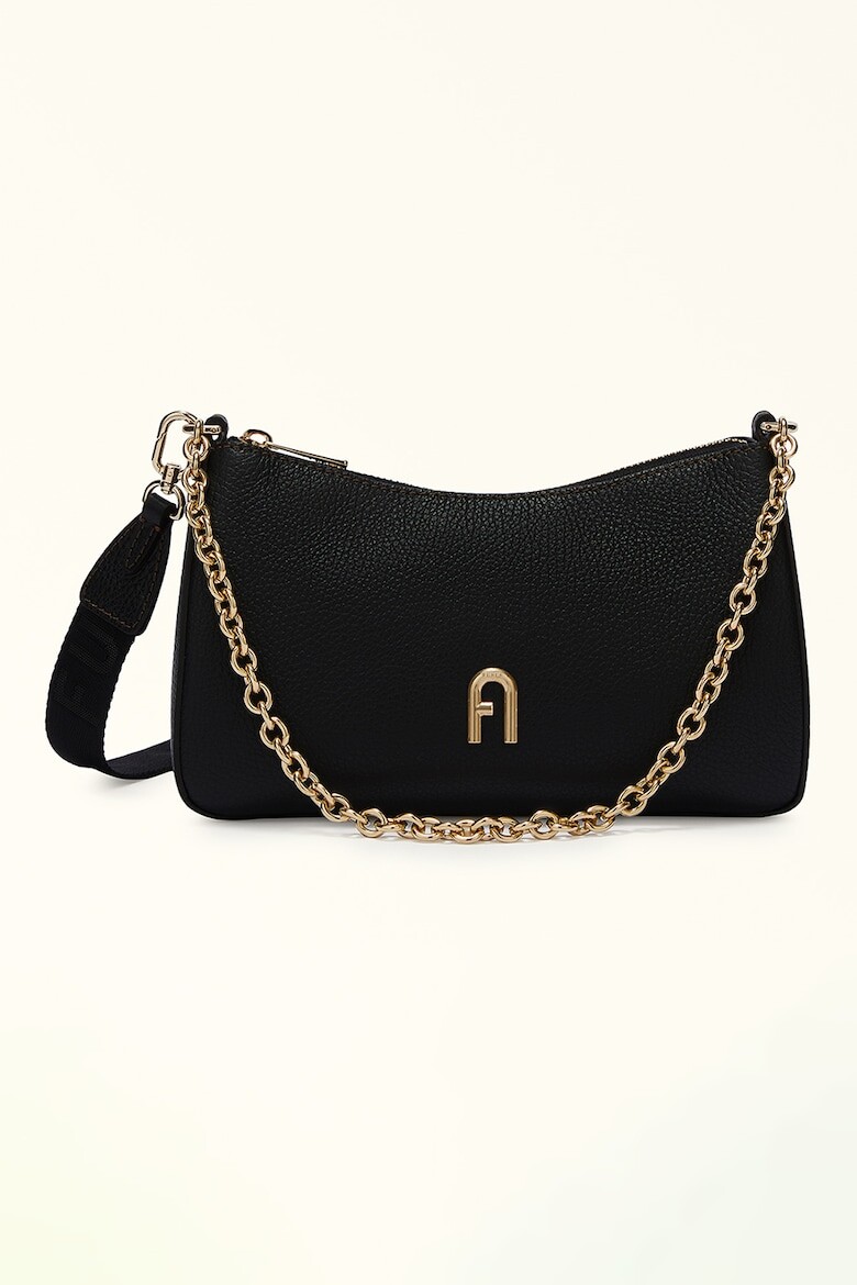 

Кожаная сумка через плечо Primula Furla, черный