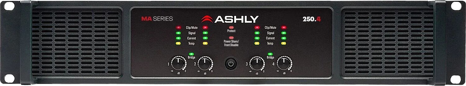

Новый 4-канальный усилитель мощности Ashly MA-250.4 мощностью 1000 Вт