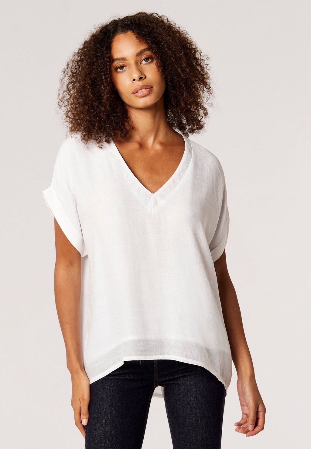 

Блузка SHIMMER BUTTON BACK Apricot, цвет cream