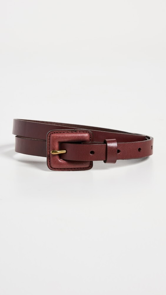 

Ремень Madewell Pebbled Leather Covered-Buckle