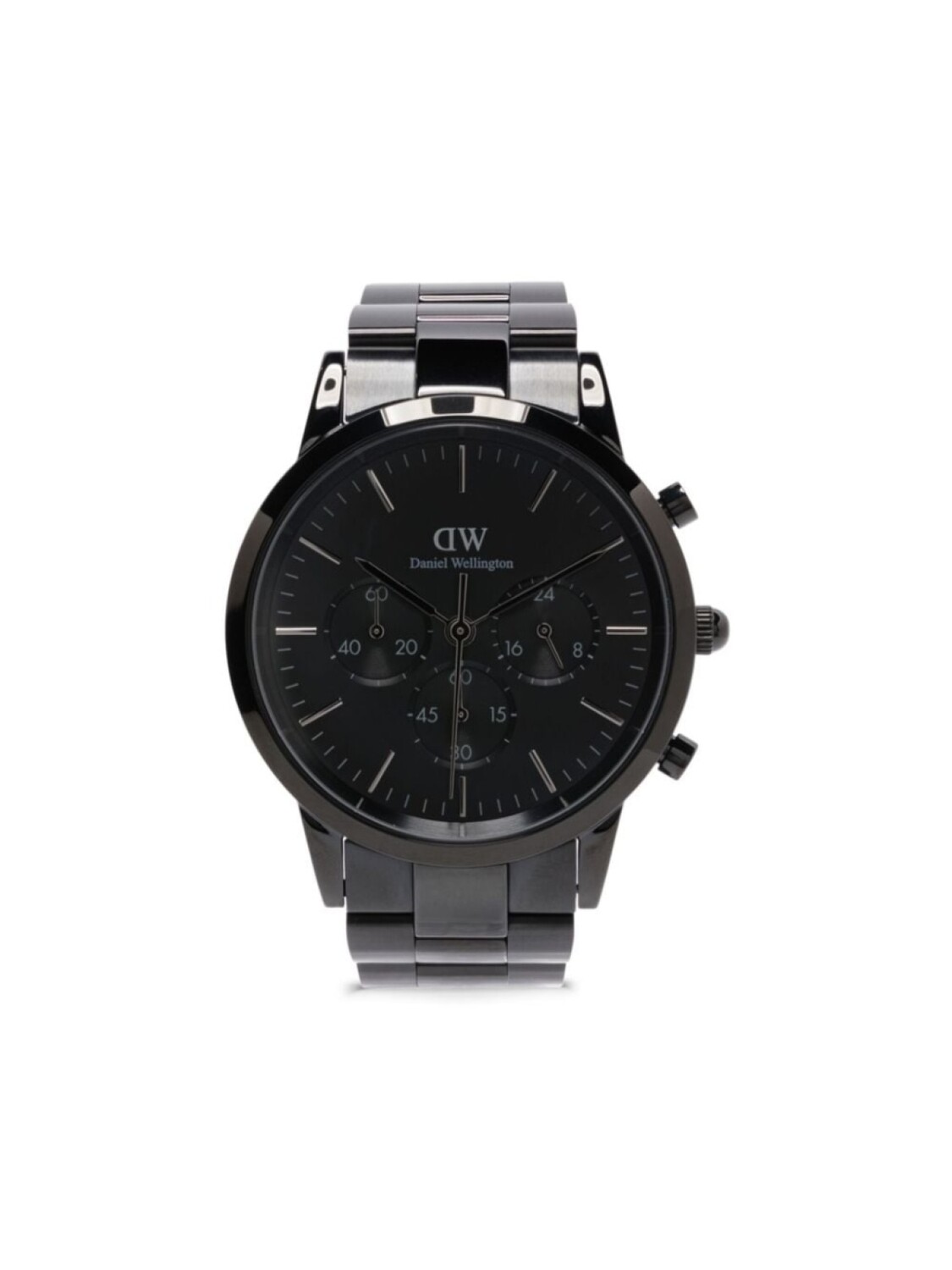 

Daniel Wellington Iconic Chronograph Link 42 мм, черный