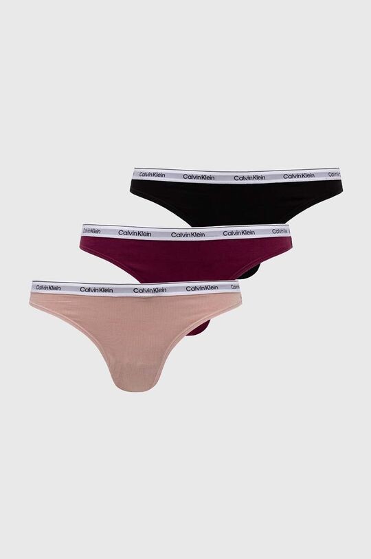 

Стринги, 3 шт. Calvin Klein Underwear, мультиколор