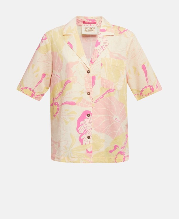 

Органик блузка Scotch & Soda, миндальный