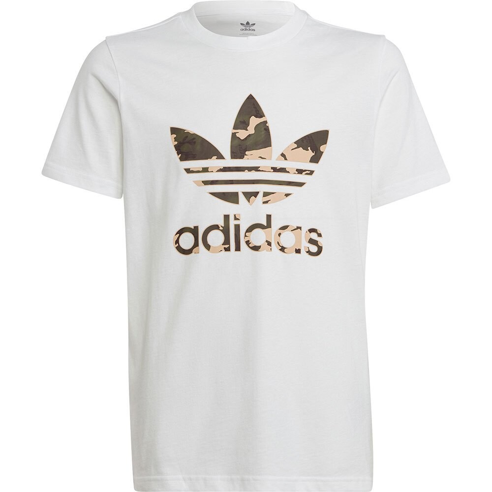 

Футболка с коротким рукавом adidas Originals Camo Junior, белый