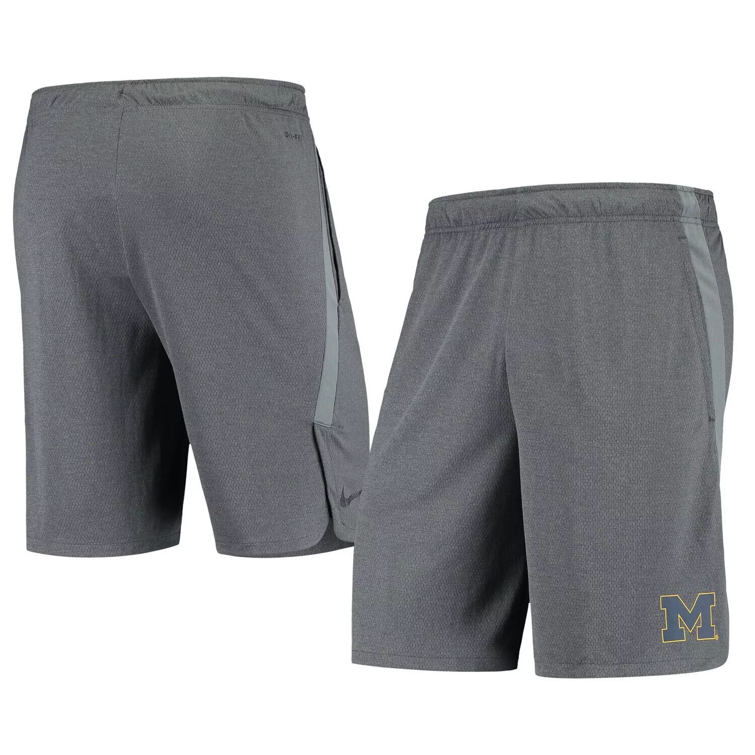 

Мужские шорты Michigan Wolverines Hype Performance антрацитового цвета Nike