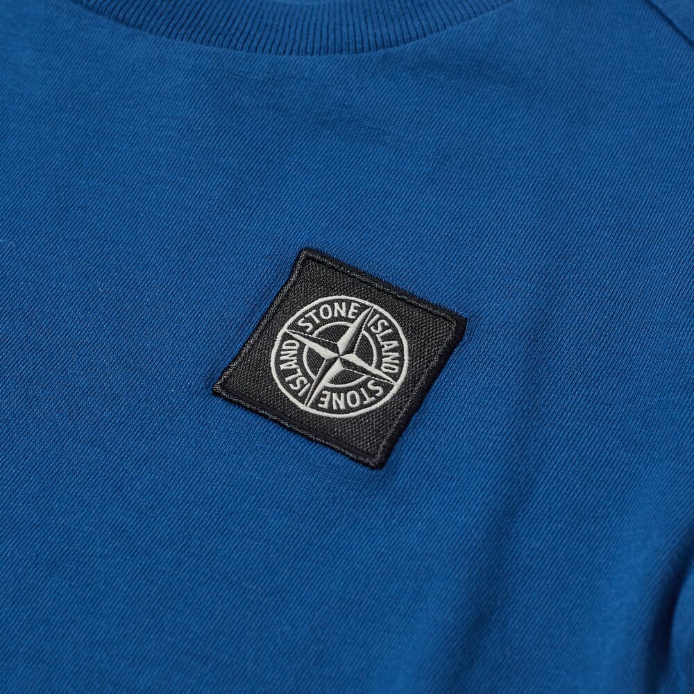 

Футболка с нашивкой-логотипом Stone Island Junior Junior