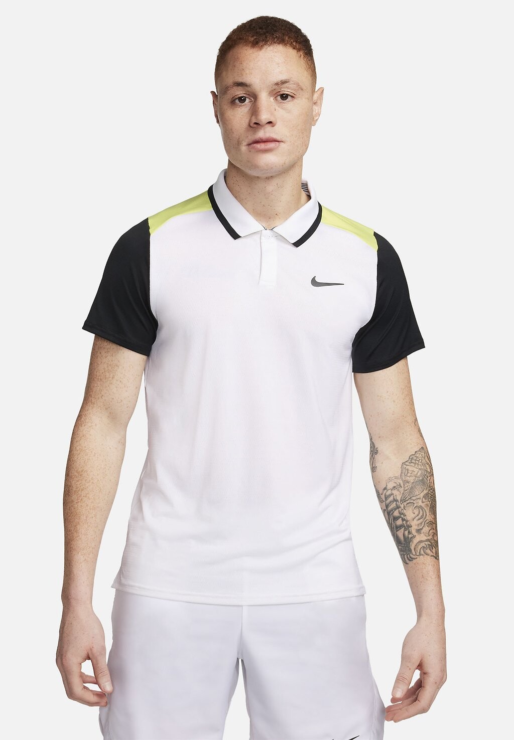 

Рубашка-поло M CT DF ADVTG Nike, цвет white/lt lemon twist/black/black
