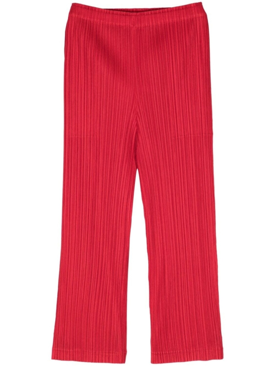

Брюки Thicker прямого кроя со складками Pleats Please Issey Miyake, красный