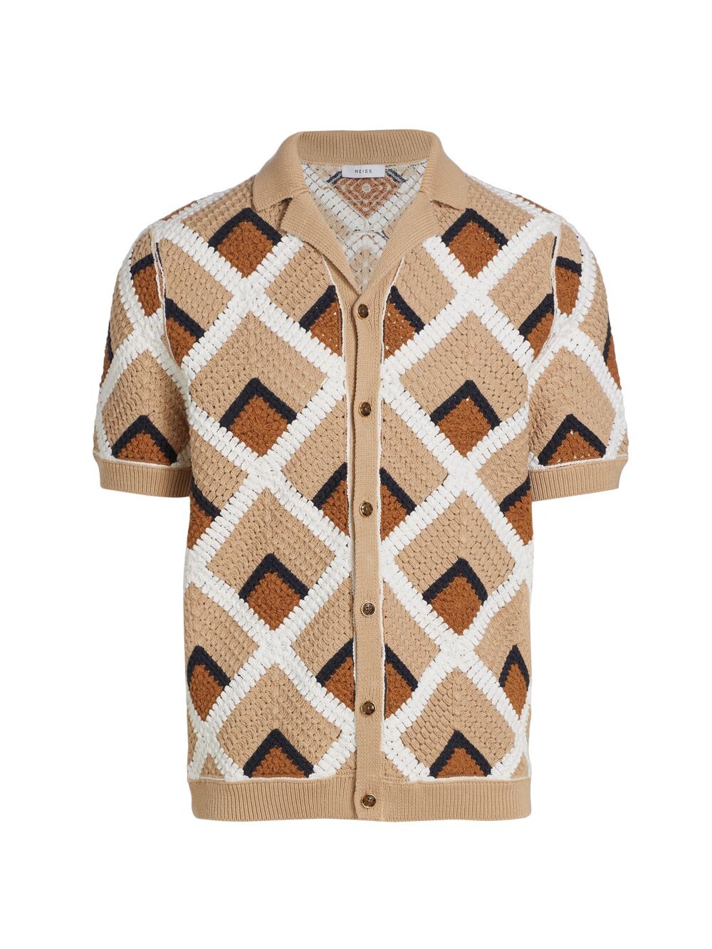 

Свитер Locco Knit Camp Reiss, бежевый