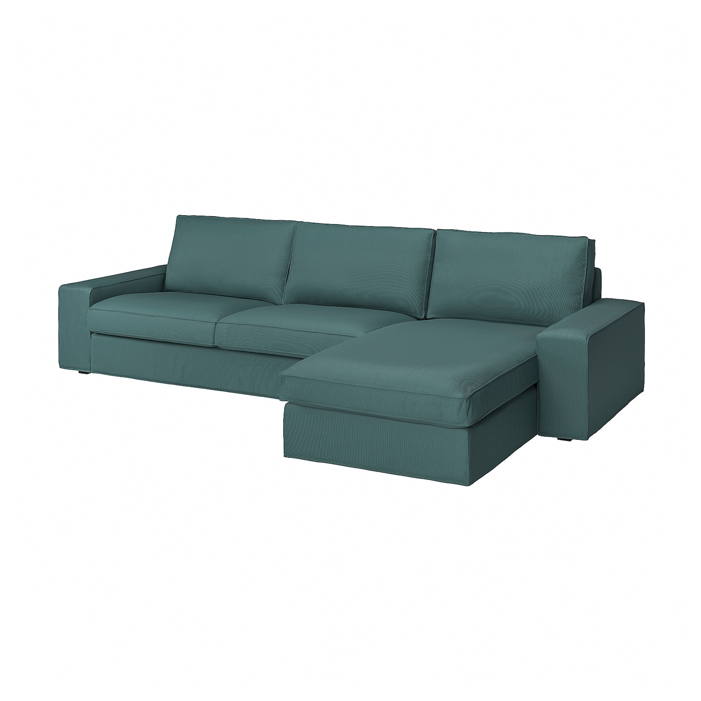 КИВИК 4-местный диван + диван, Келинге серо-бирюзовый KIVIK IKEA