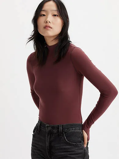 

Топ из второй кожи мамонта Levi's, красный