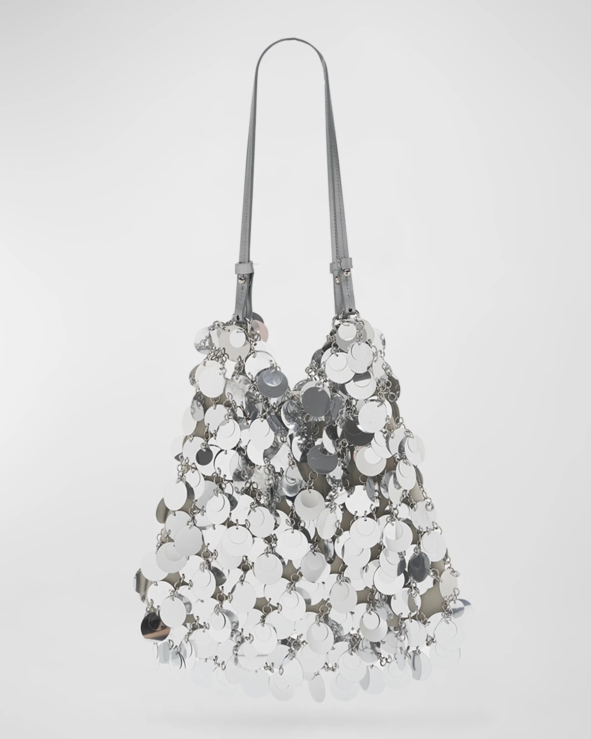 

Сумка на плечо Sac Disc-Link Hobo Rabanne, цвет Silver