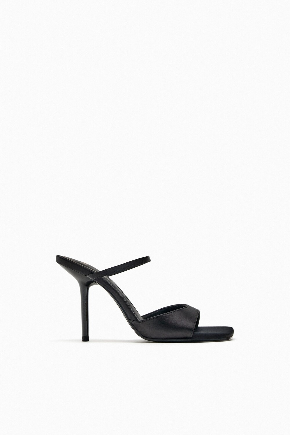 

Босоножки из тканя Zara, черный