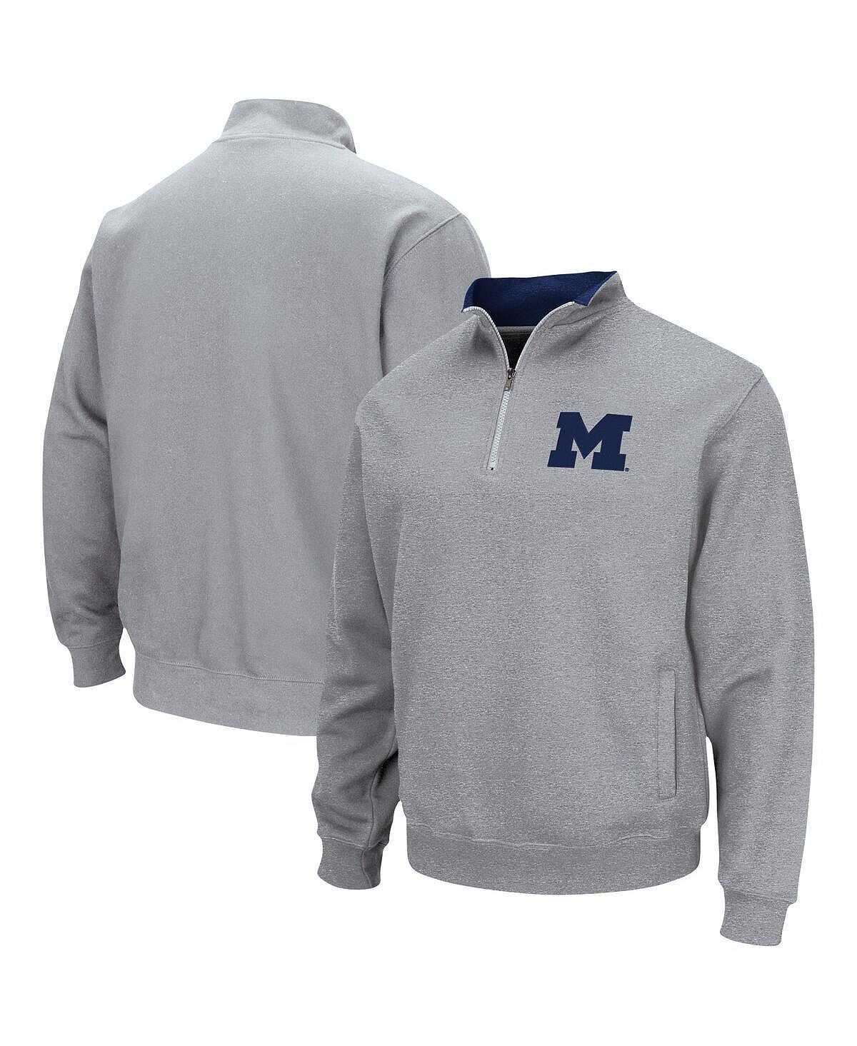 

Мужская серая куртка на молнии с логотипом Michigan Wolverines Tortugas Team Colosseum, Серый