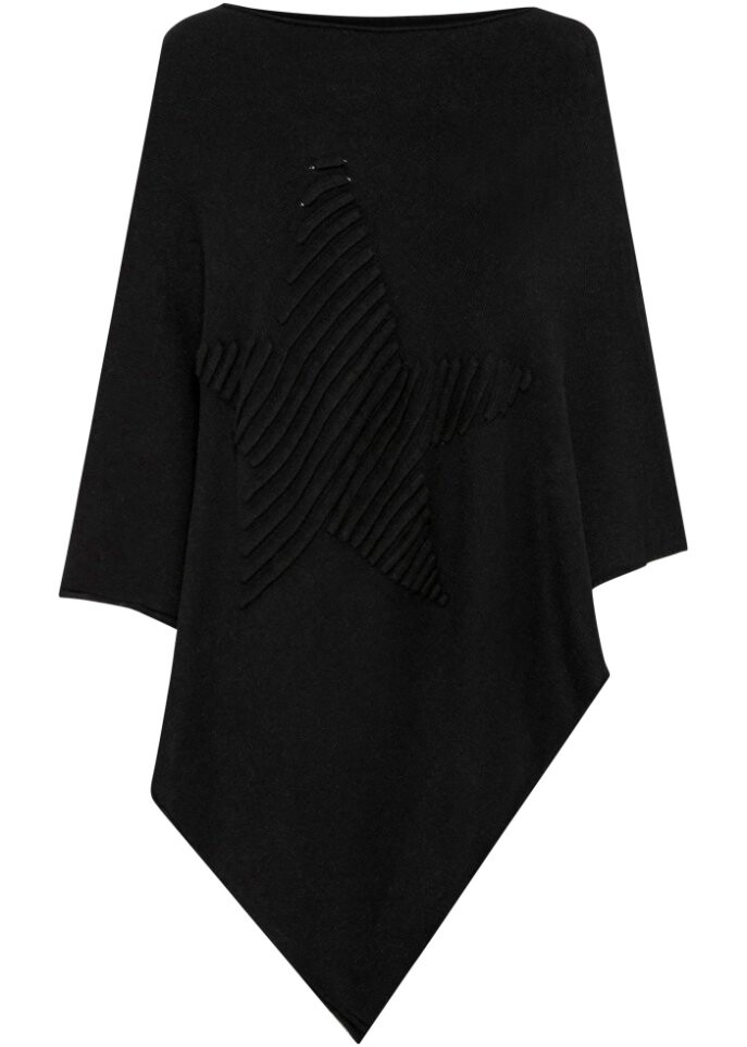 

Пончо Bpc Bonprix Collection, черный
