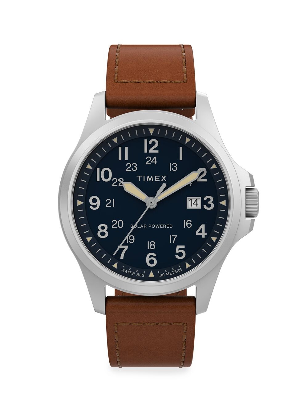 

Часы Expedition North Field Post Solar Eco-Friendly 41MM Timex, коричневый