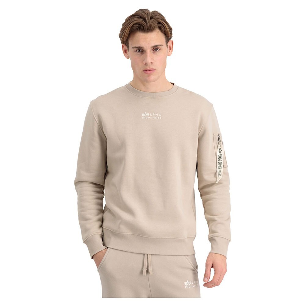 

Толстовка Alpha Industries Organics EMB, бежевый