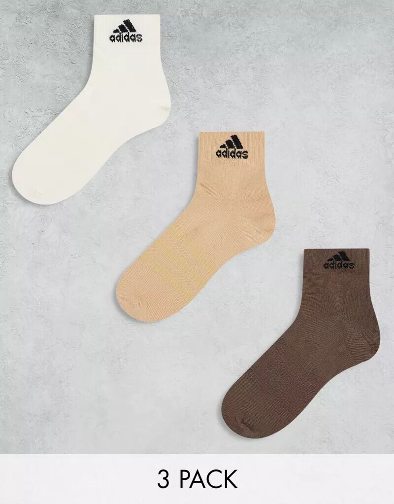 

Набор из трех нейтральных носков adidas adidas performance